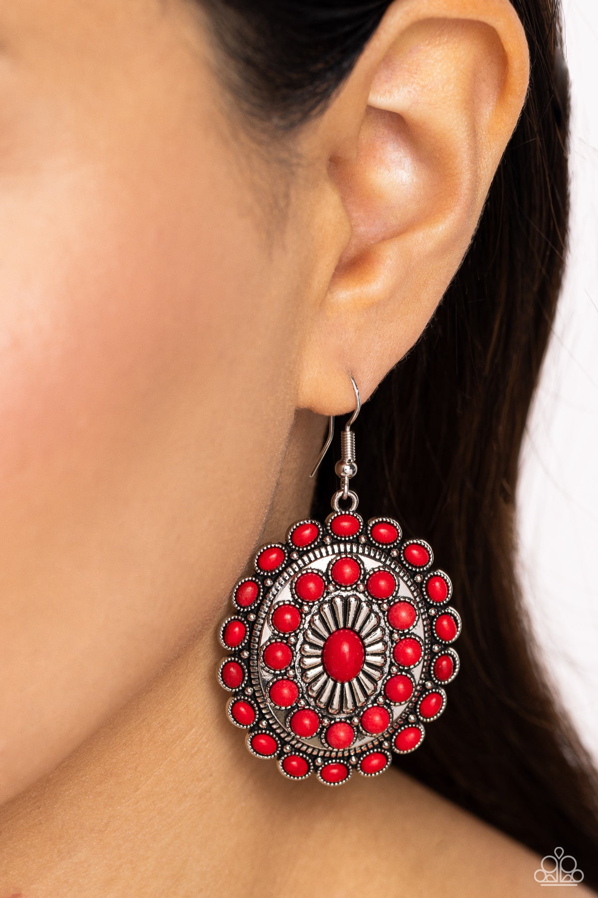 Bohemian Badlands - Red Earring