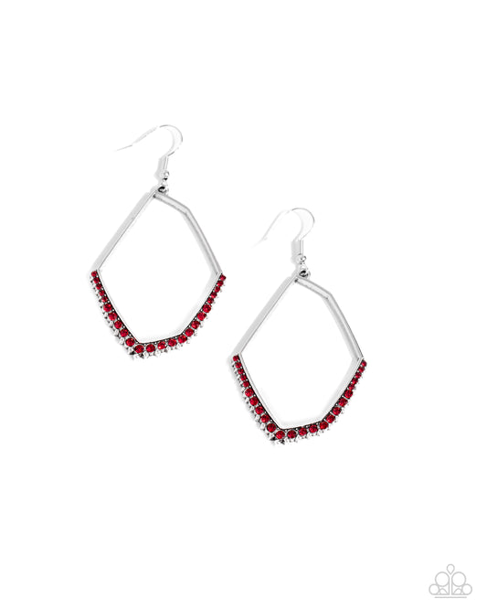 Bent on Success - Red Earrings Preorder