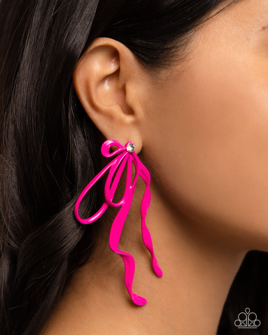 Trendy Tapestry - Pink Earrings Preorder