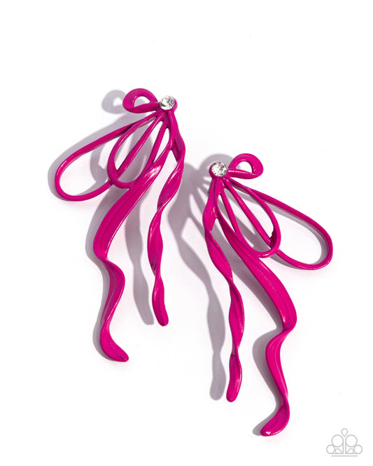 Trendy Tapestry - Pink Earrings Preorder