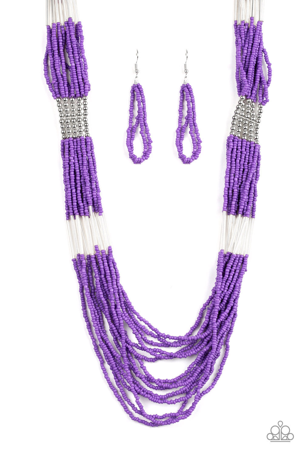 Let It BEAD - Purple Paparazzi Necklace