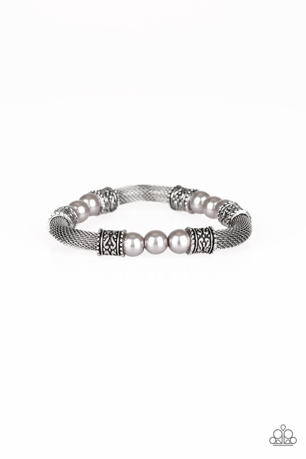 Talk Some SENSEI - Silver Paparazzi Bracelet