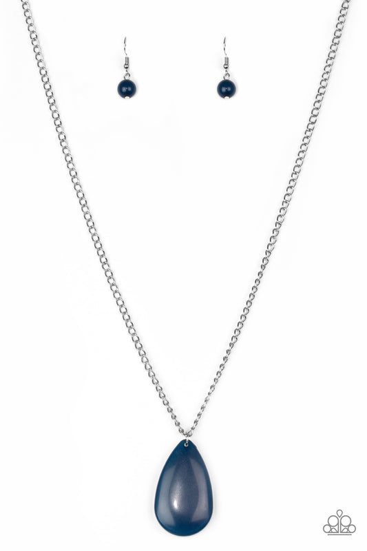 So Pop-YOU-lar - Blue Paparazzi Necklace