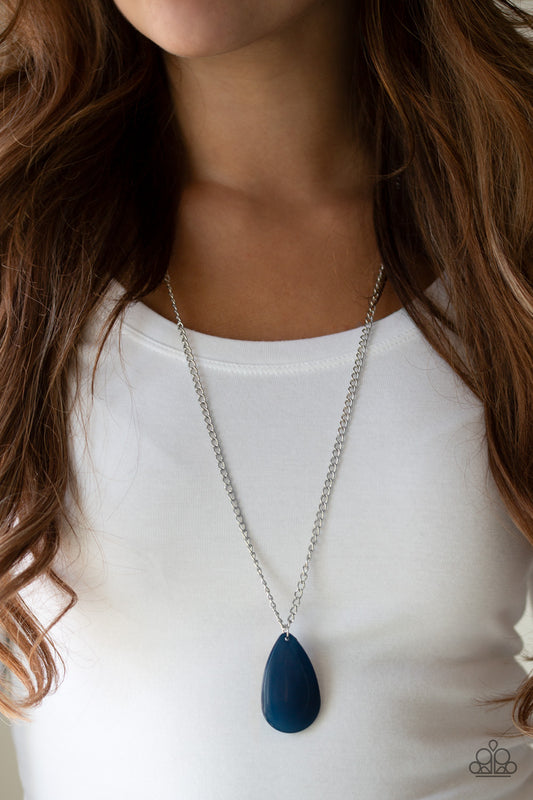 So Pop-YOU-lar - Blue Paparazzi Necklace