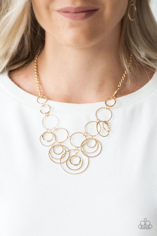 Break The Cycle - Gold Paparazzi Necklace