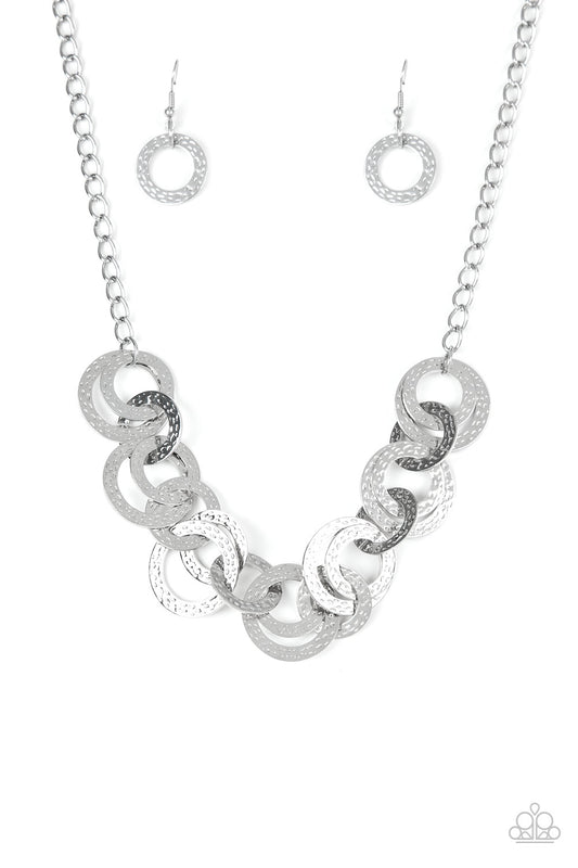 Treasure Tease - Silver Paparazzi Necklace