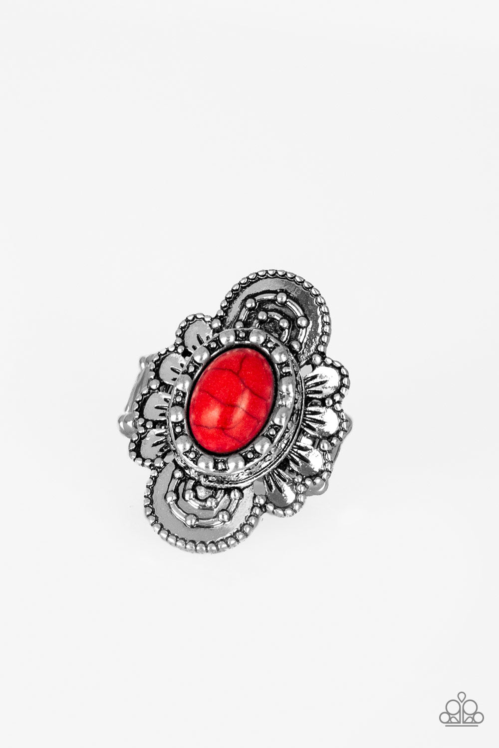 Basic Element - Red Paparazzi Ring