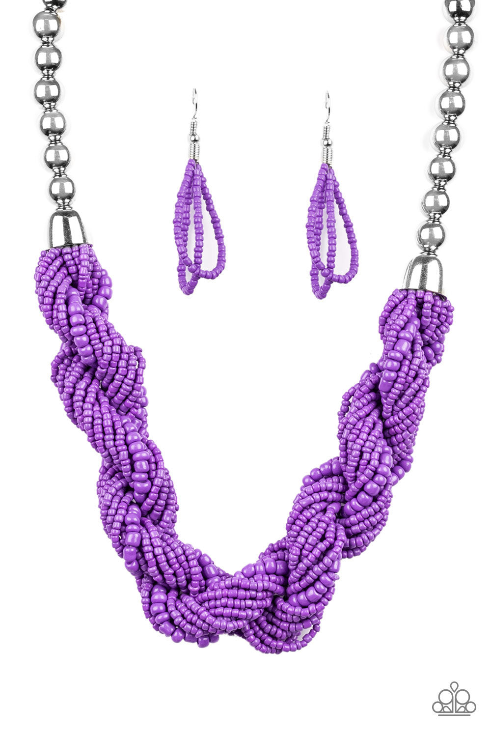 Savannah Surfin - Purple Paparazzi Necklace