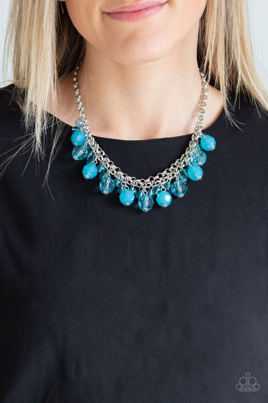 Fiesta Fabulous - Blue Paparazzi Necklace