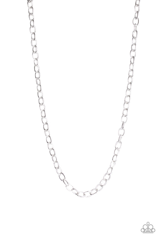 Courtside Seats - Silver Paparazzi Urban Necklace