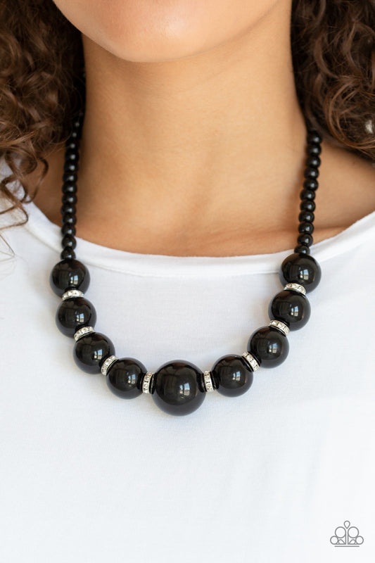 SoHo Socialite - Black Paparazzi Necklace