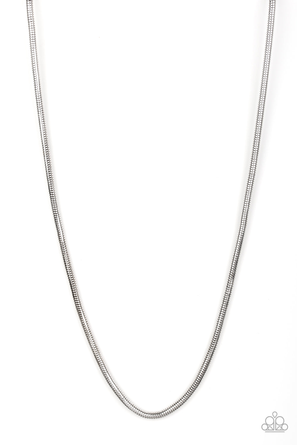 Victory Lap - Silver Urban Paparazzi Necklace