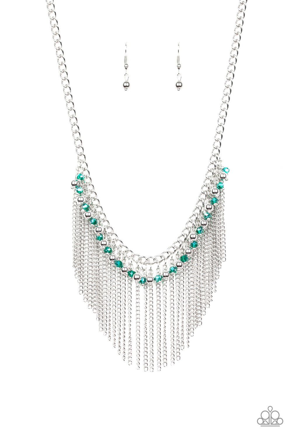 Divinely Diva - Green Paparazzi Necklace