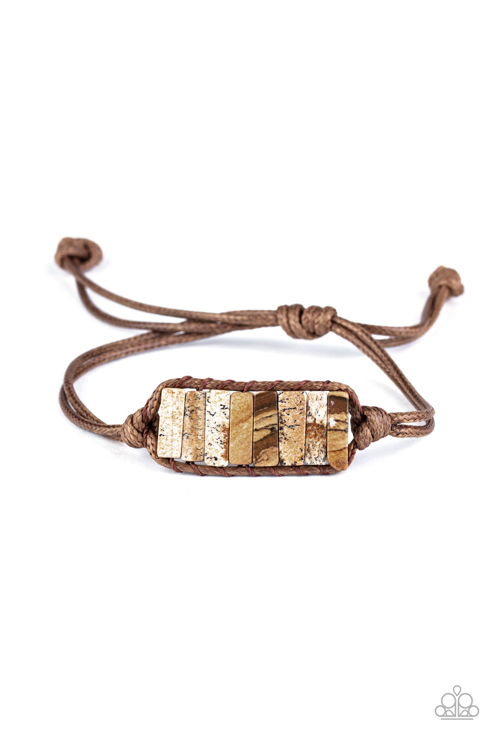 Canyon Warrior - Brown Paparazzi Bracelet