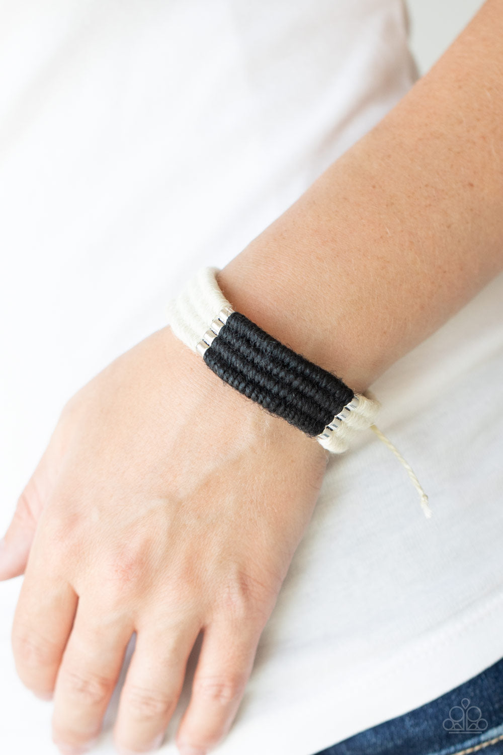 Hot Cross BUNGEE - Black Paparazzi Bracelet