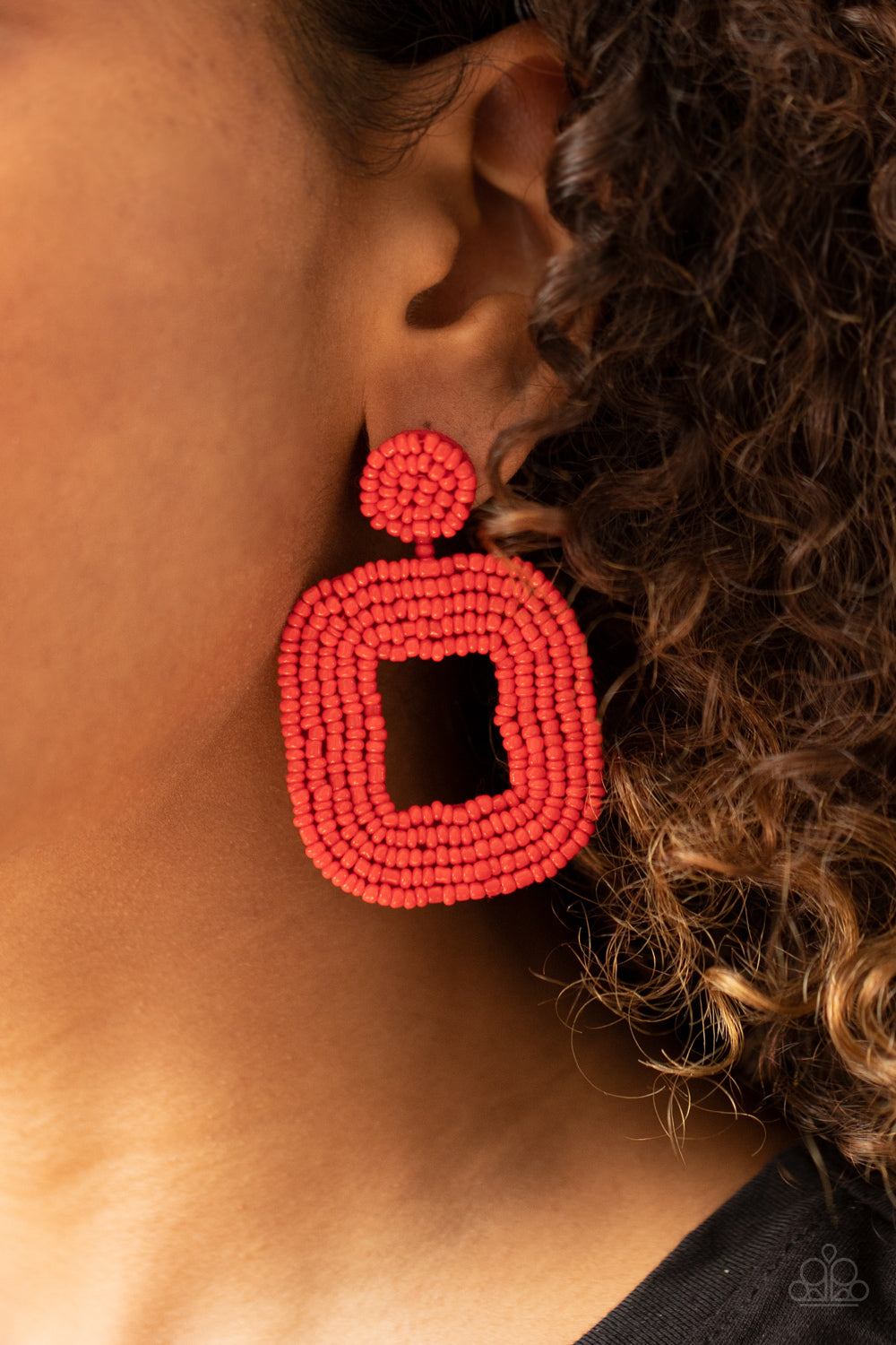 Beaded Bella - Red Paparazzi Earrings