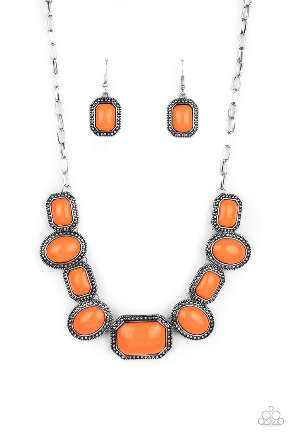 Lets Get Loud - Orange Paparazzi Necklace