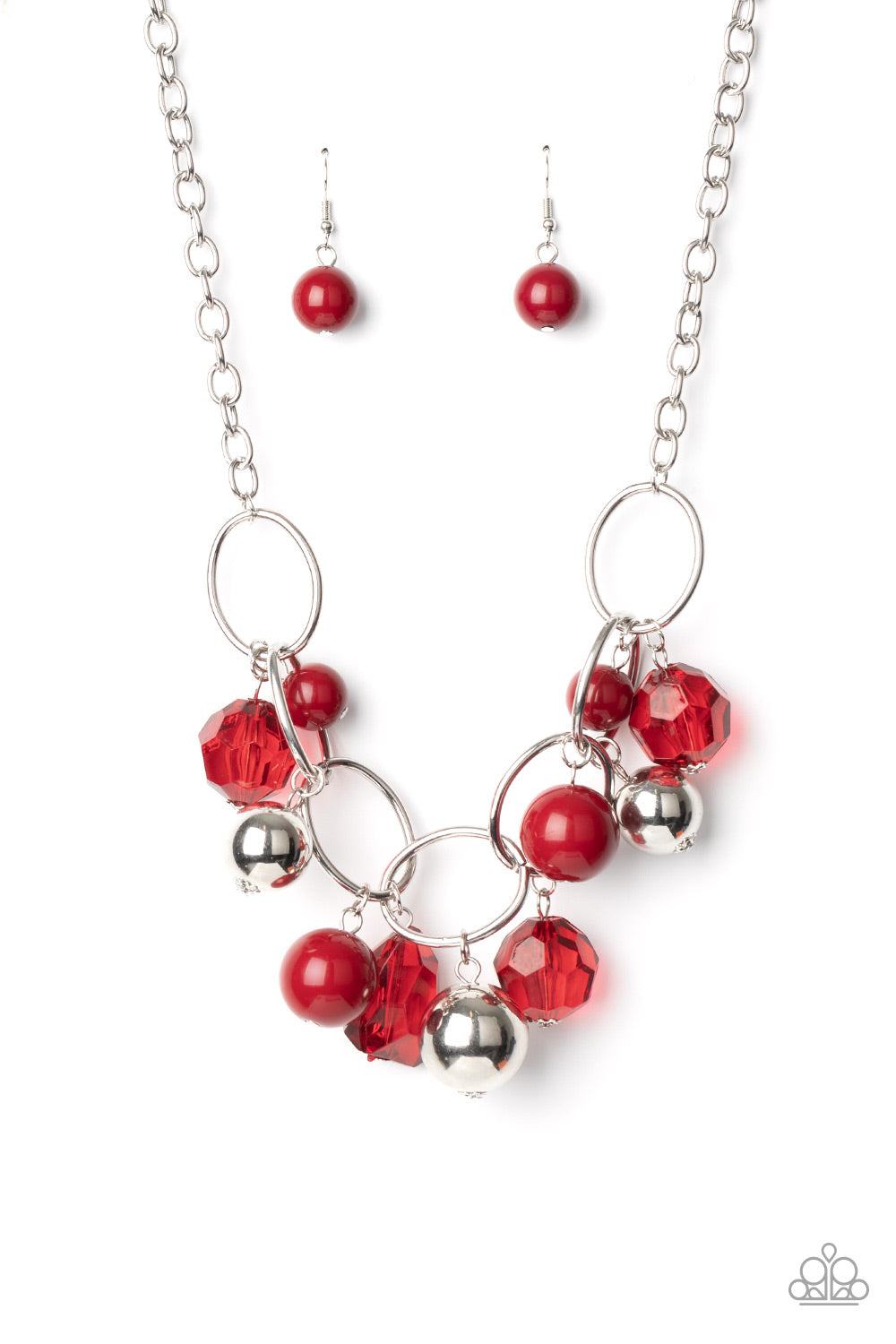 Cosmic Getaway - Red Paparazzi Necklace