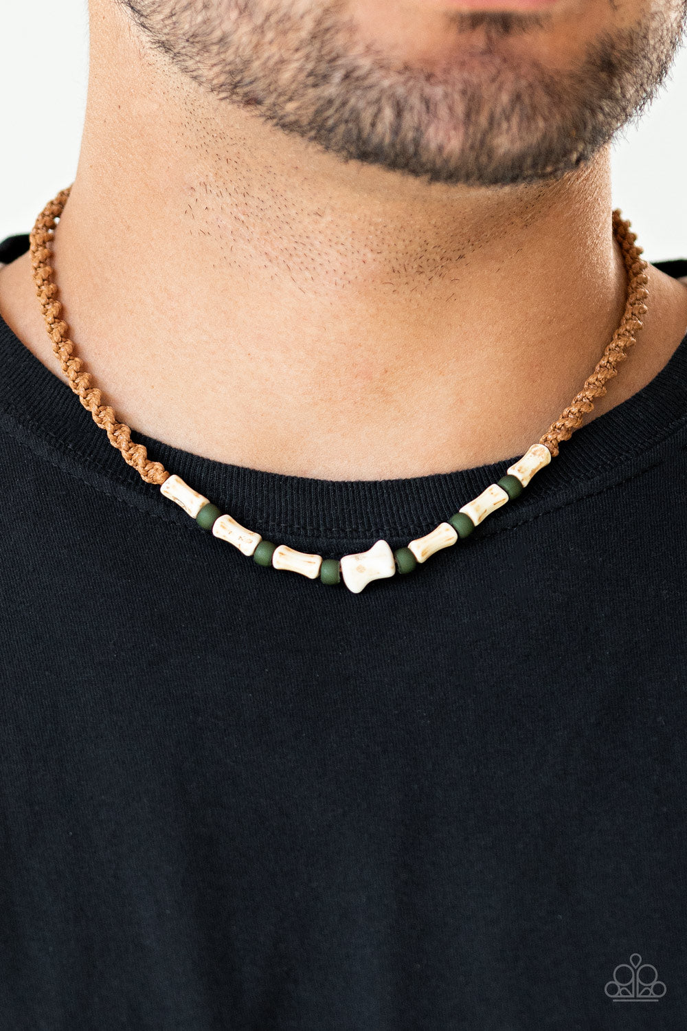 Beach Shark - Green Urban Paparazzi Necklace