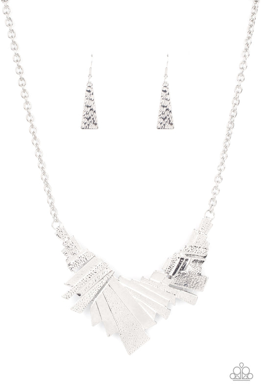 Happily Ever AFTERSHOCK - Silver Paparazzi Necklace