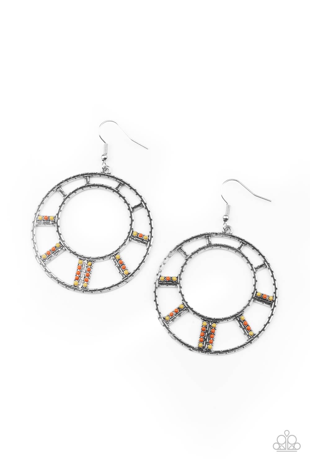 Fleek Fortress - Multi Paparazzi Earrings