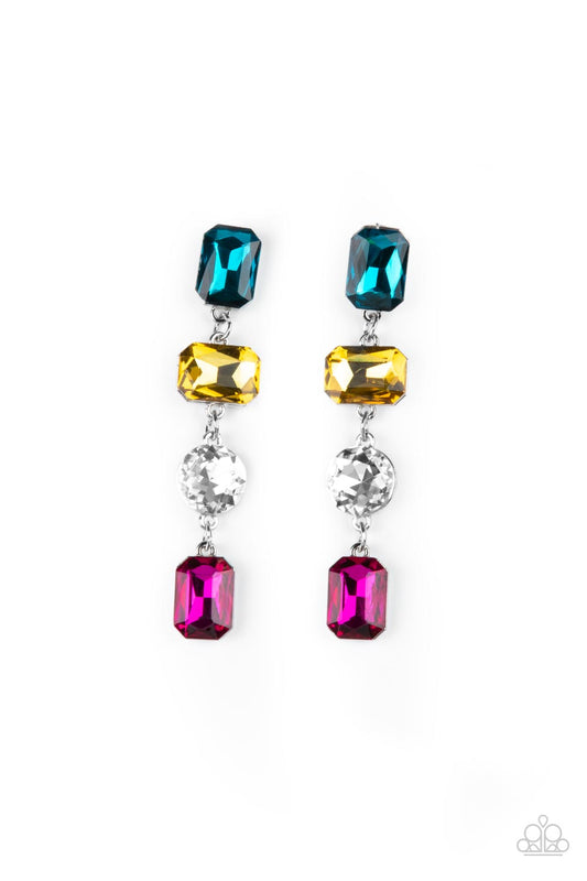 Cosmic Heiress - Multi Paparazzi Earrings