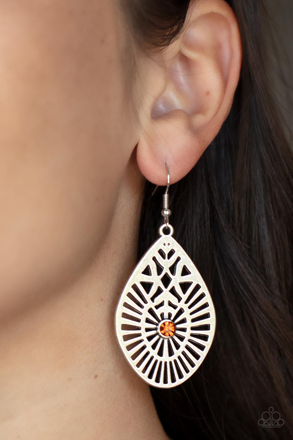 Modern Mural - Brown Paparazzi Earrings