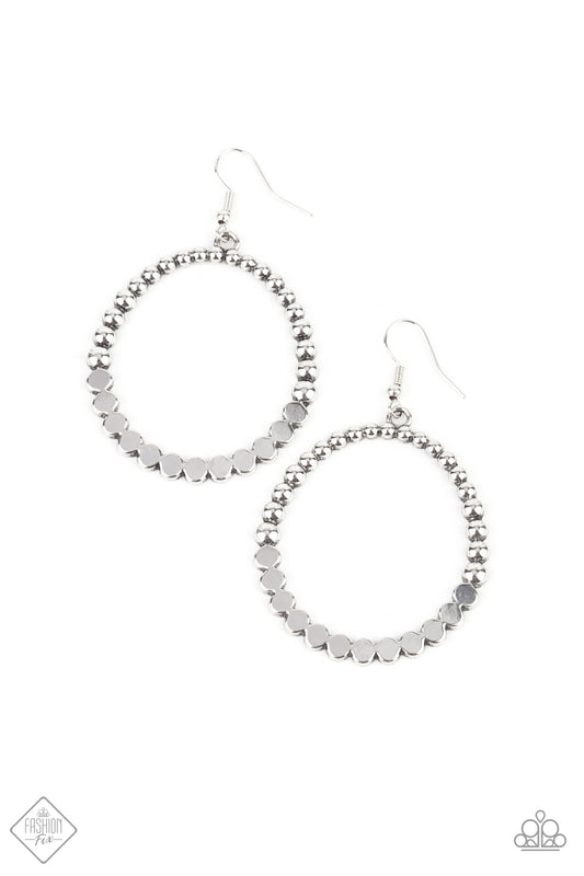 Rustic Society Silver Paparazzi Earrings