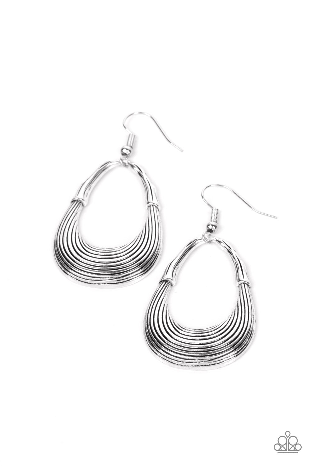 Terra Timber - Silver Earrings