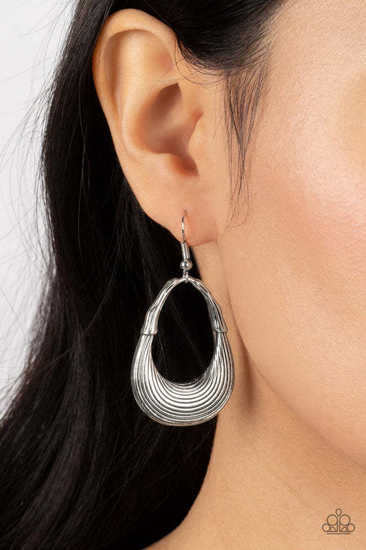 Terra Timber - Silver Earrings