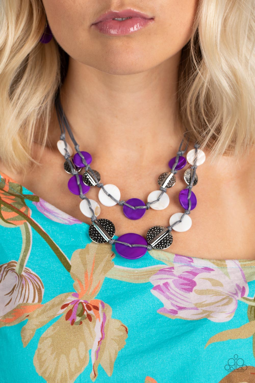 Pebble Beach Beauty - Purple Necklace Paparazzi