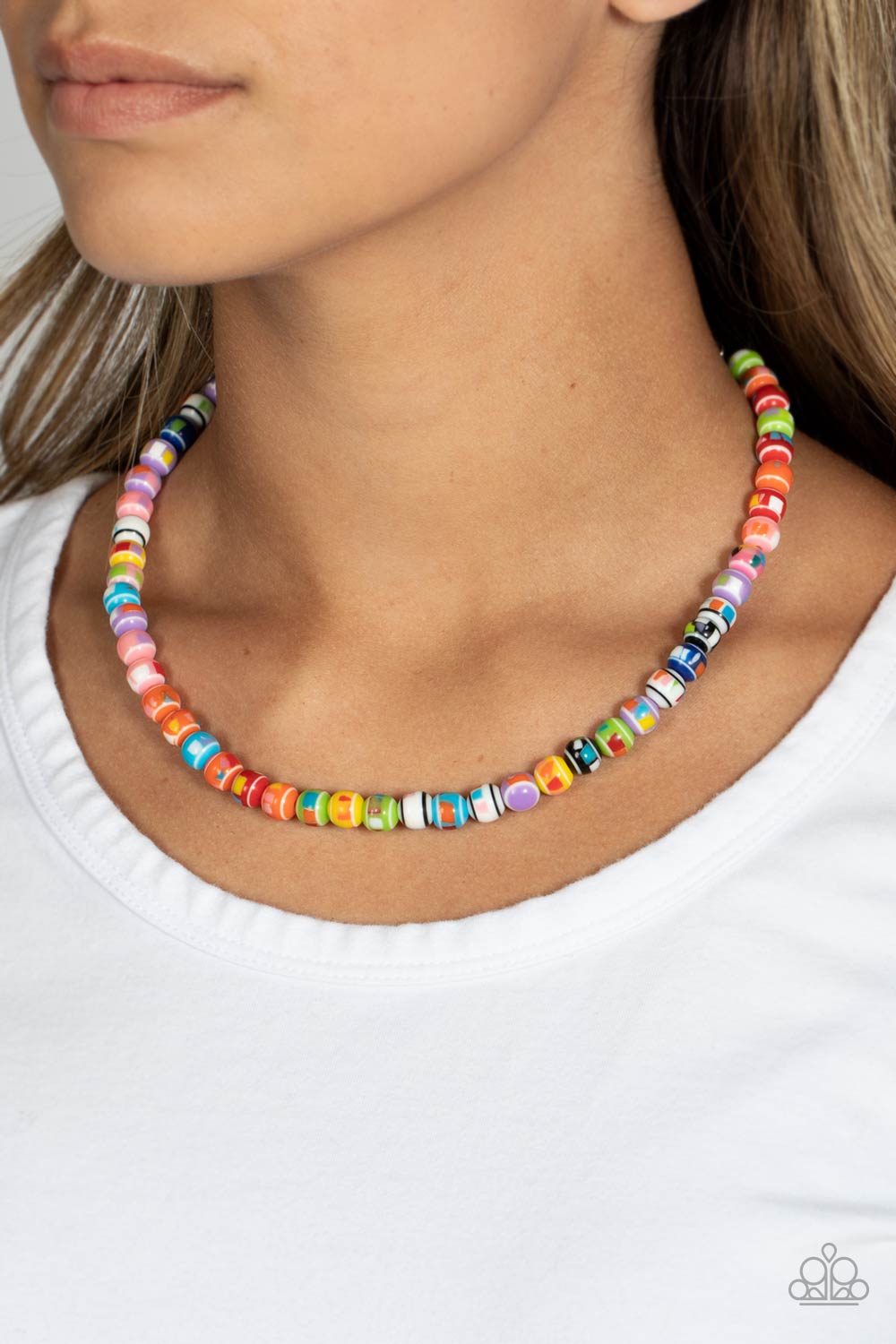 Paparazzi Necklace Gobstopper Glamour - Multi