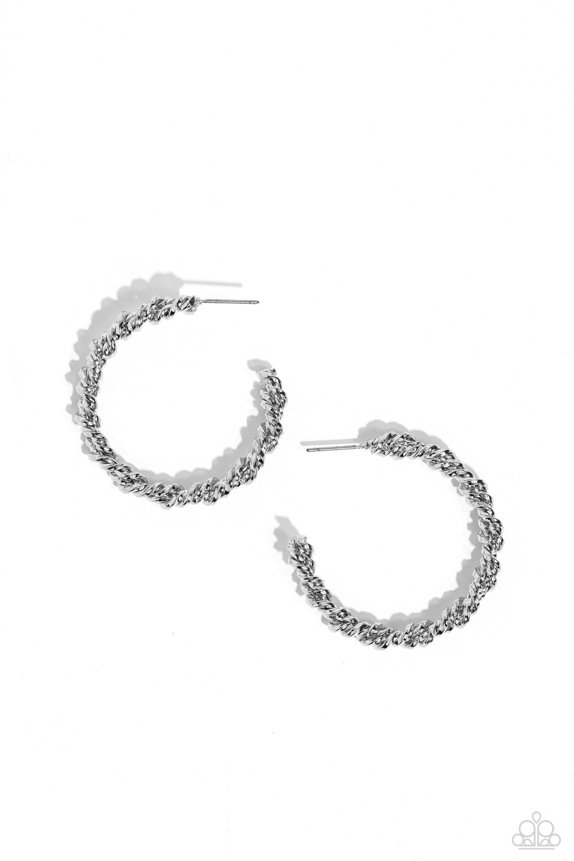 Braided Bravado - Silver Earrings – Jazzy Bling Jewels LLC